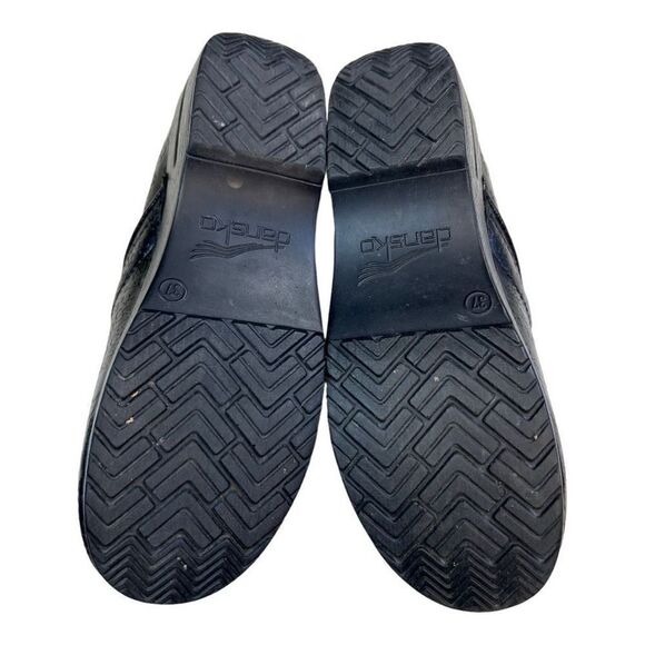 Dansko Women's XP Professional Nurse Black Patent Leather Clogs Black Size 37 - Picture 5 of 8